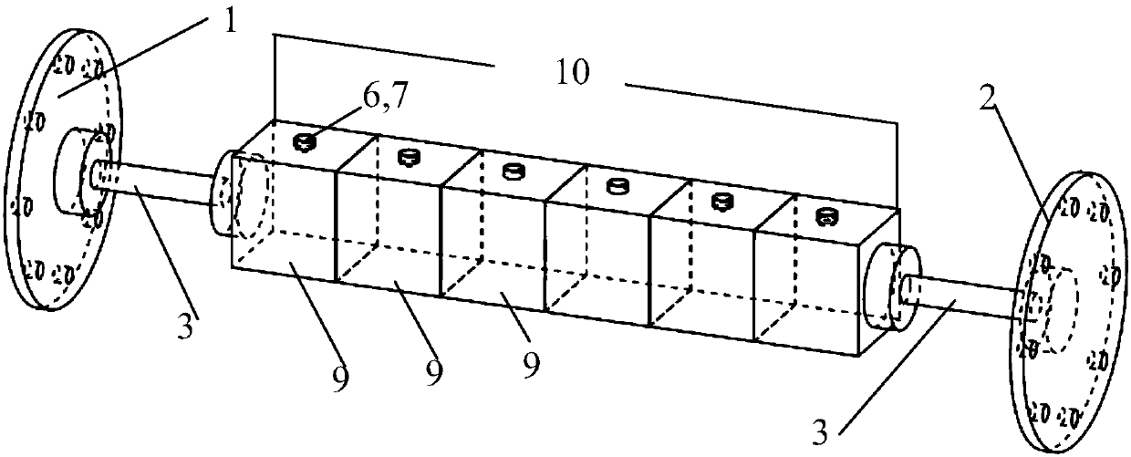 Elastic wave vibration isolator with adjustable band gap based on liquid virtual masseffect and vibration isolation method