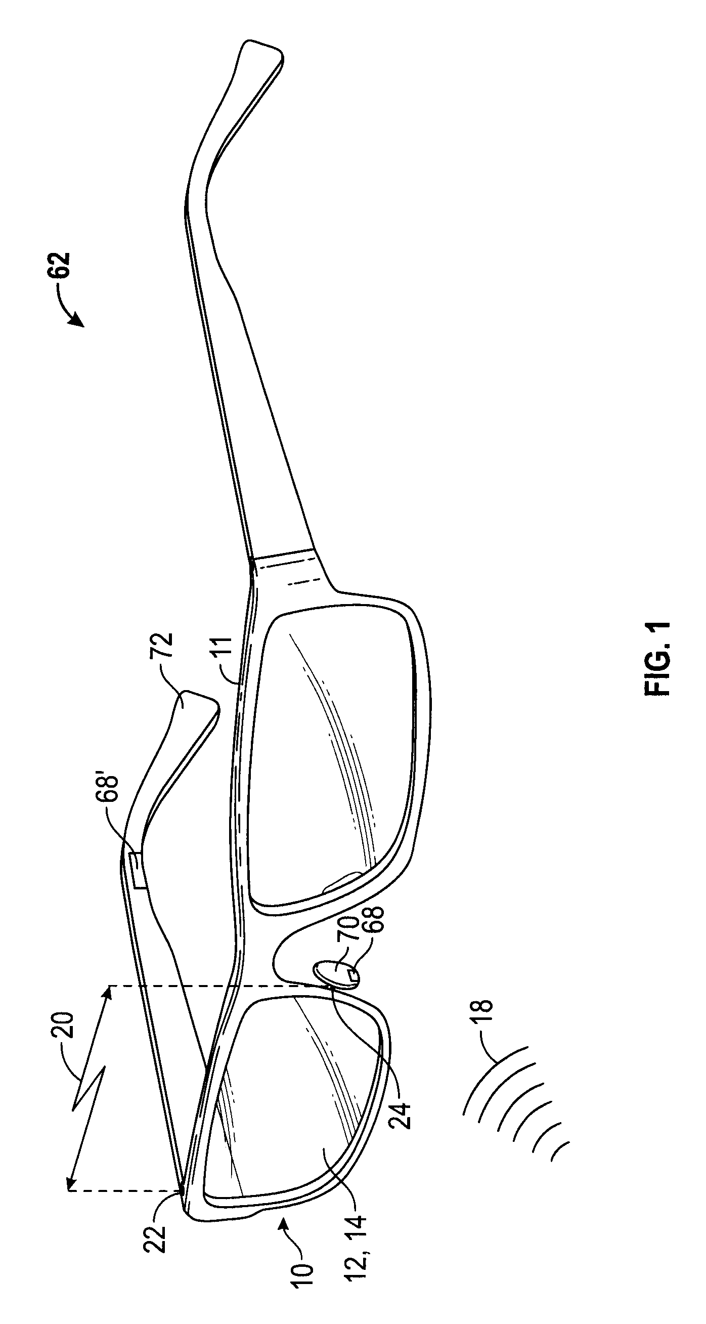 Transparent lens microphone