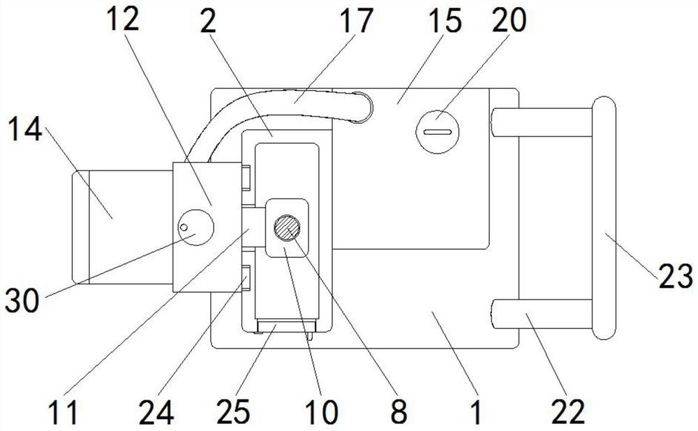 Speed regulation device of skin preparation treatment device for nursing department