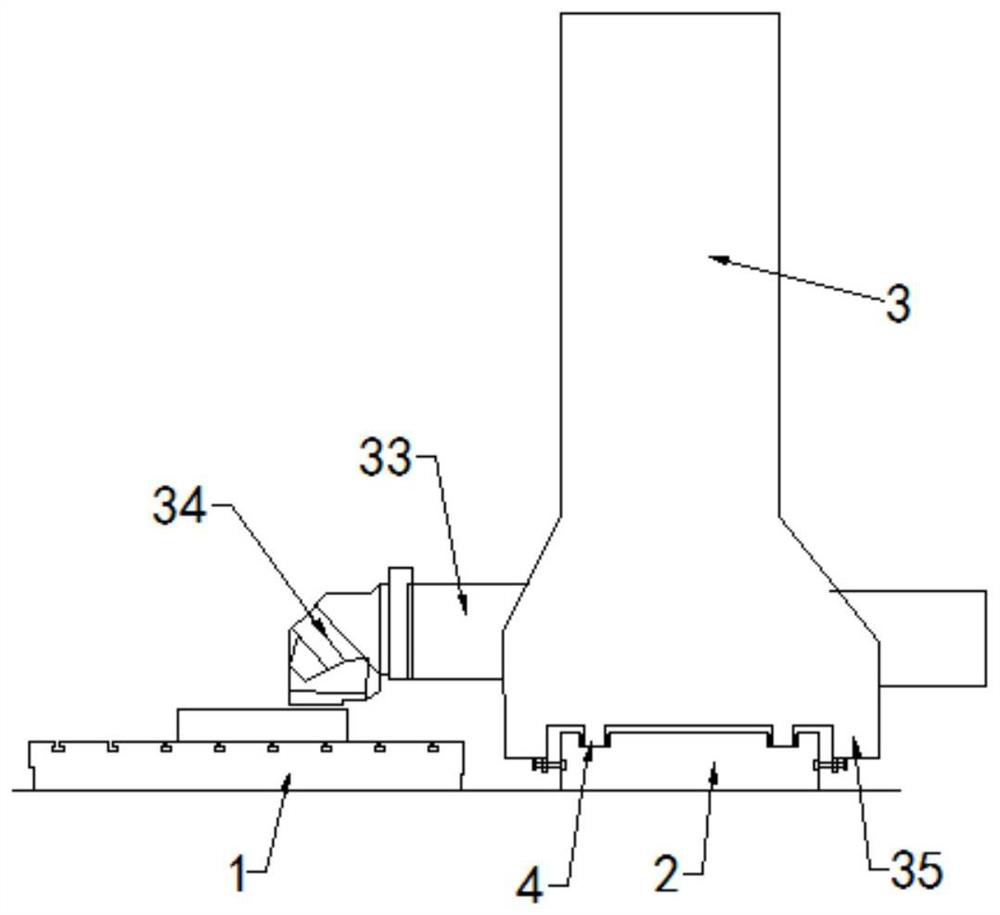 Moving mechanism of numerical control machine tool and lubricating method thereof