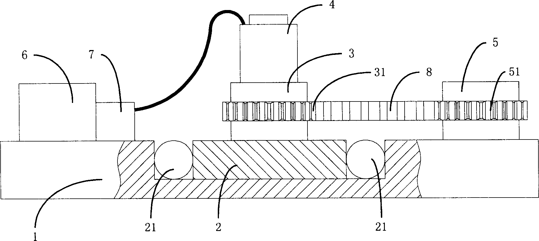 Automobile autorotation and up-down device