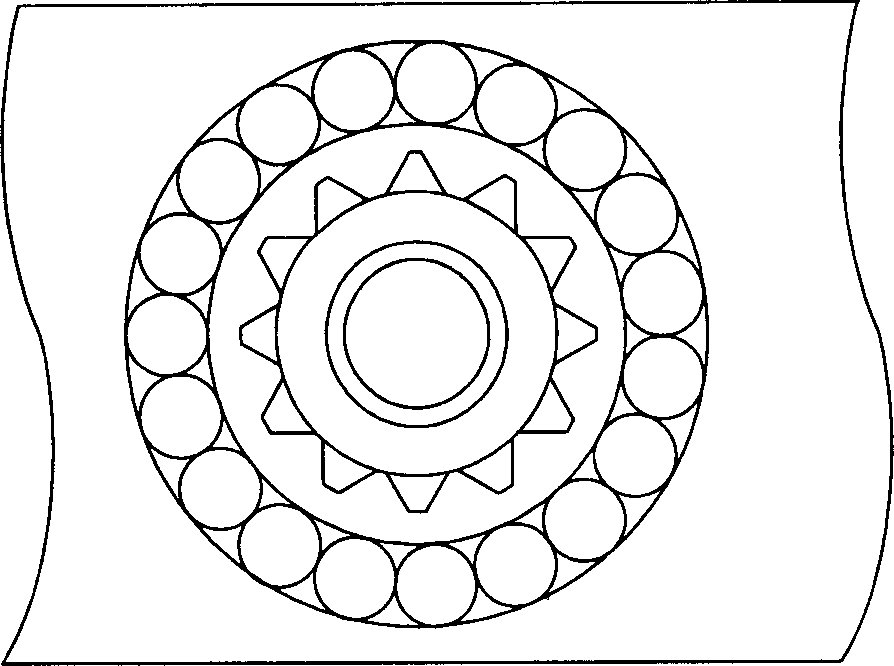 Automobile autorotation and up-down device