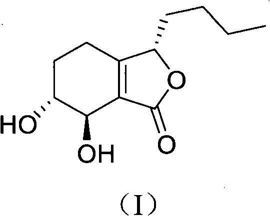 Application of senkyunolide J to medicaments for resisting cerebral apoplexy