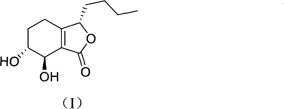 Application of senkyunolide J to medicaments for resisting cerebral apoplexy