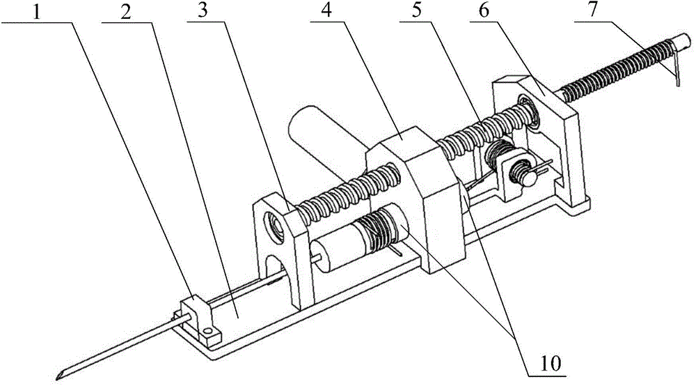 Near-distance image navigation full-automatic radioactive particle implanting device