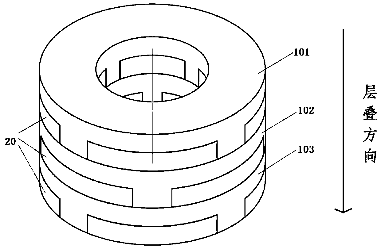 Thermal bridge blocking structure for aircraft and preparation method thereof