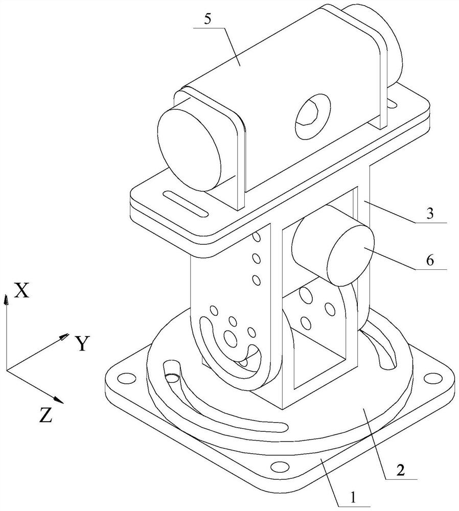 Support used for collecting car collision test information