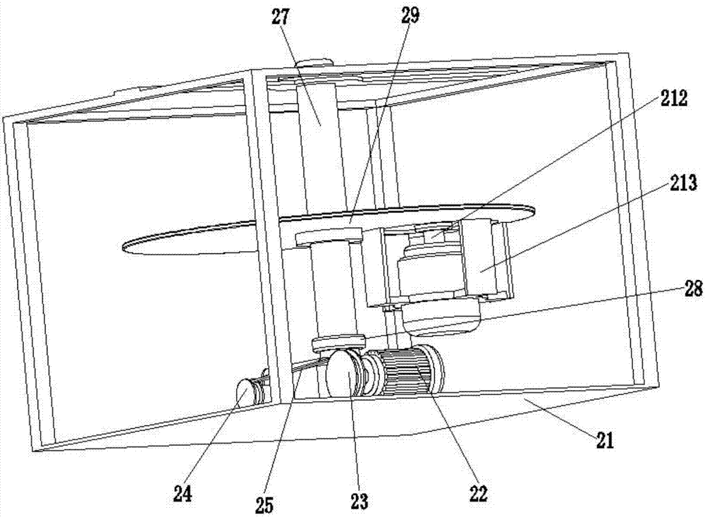 Rotary cutting device of kudzu root slicer