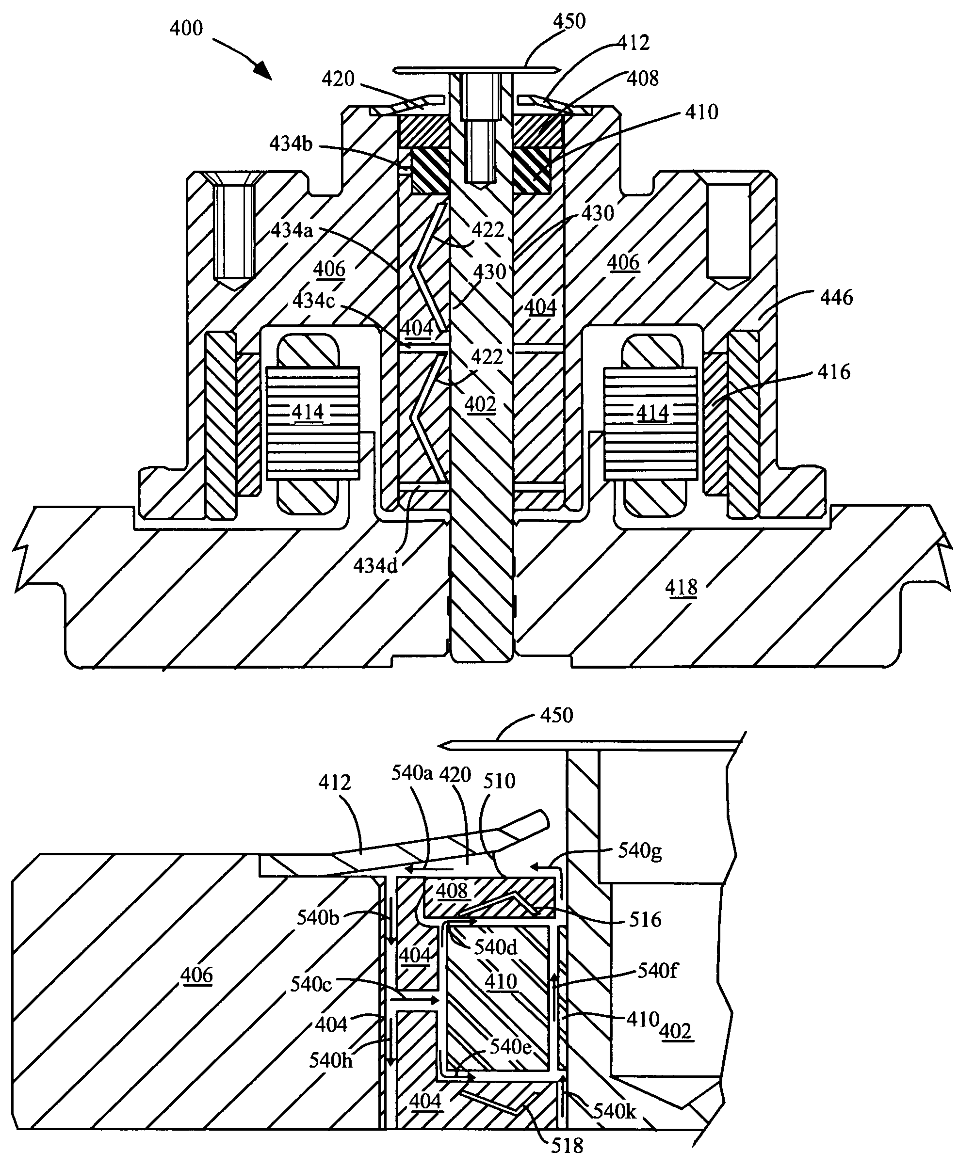 High-speed centrifugal seal for a spindle motor