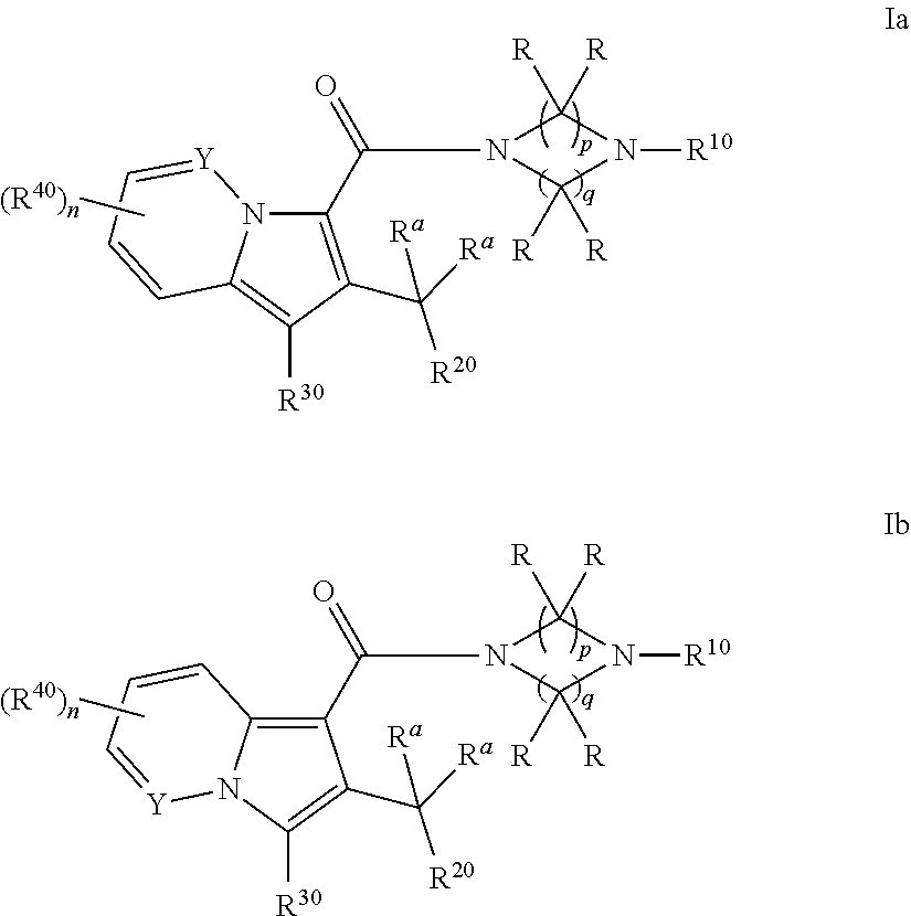 Cyclic (aza)indolizinecarboxamides, their preparation and their use as pharmaceuticals