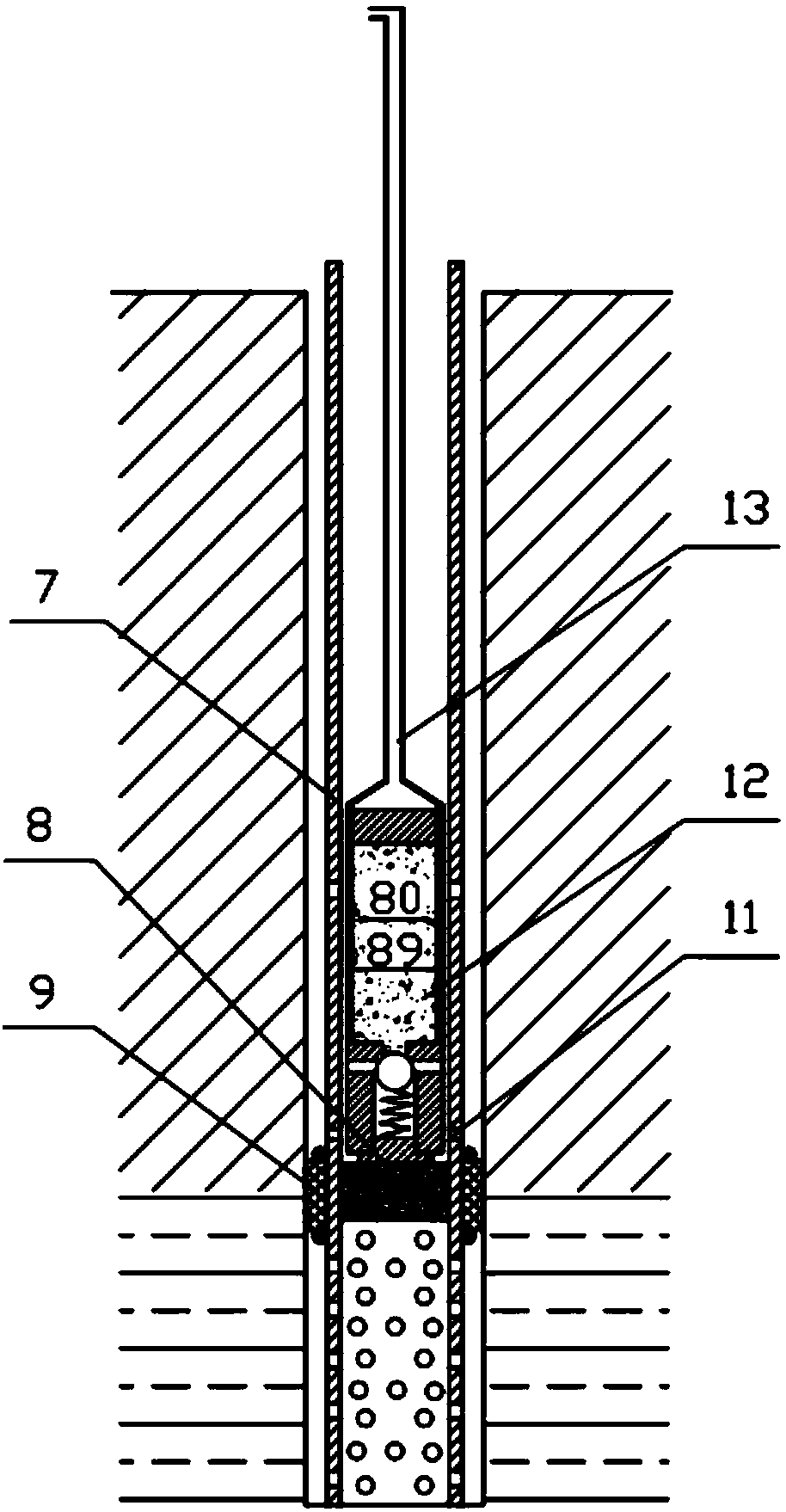 Fixed-point quantitative grouting device and system