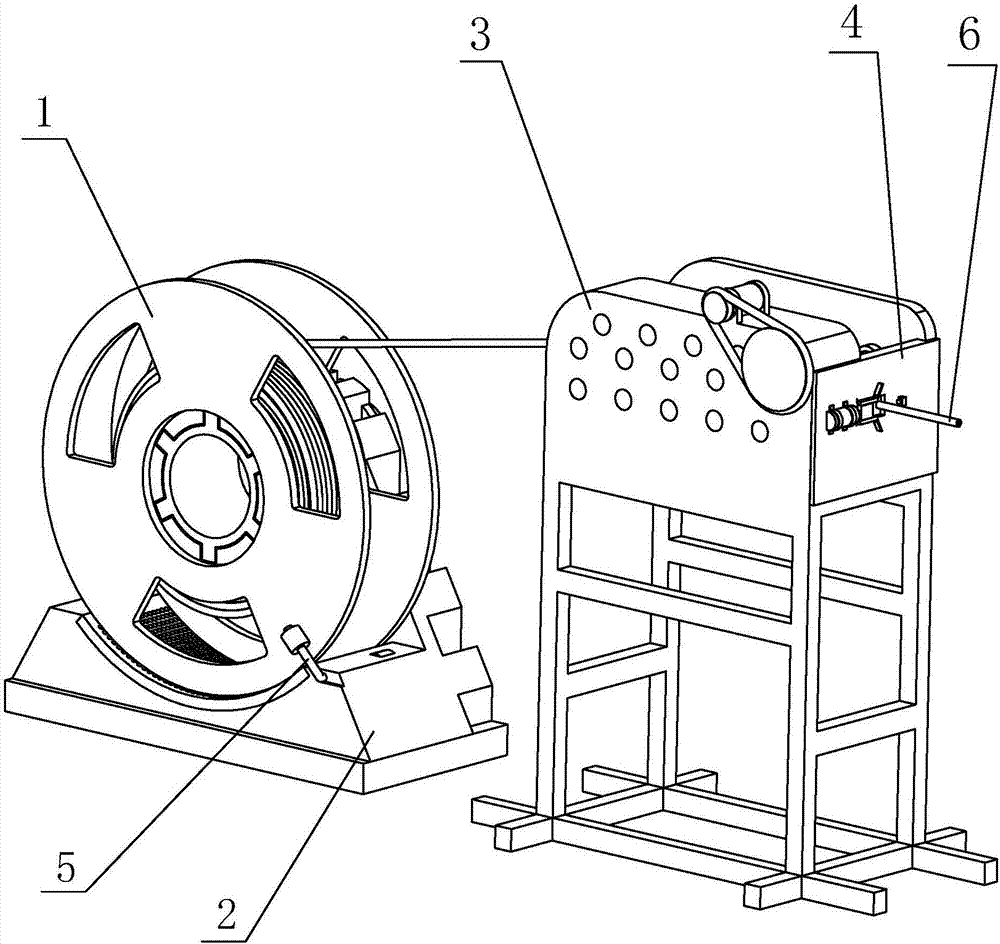 Automatic rubber pipe cutting off device