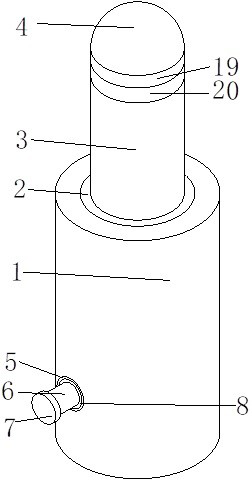 Vibration detector capable of adjusting length of detection head