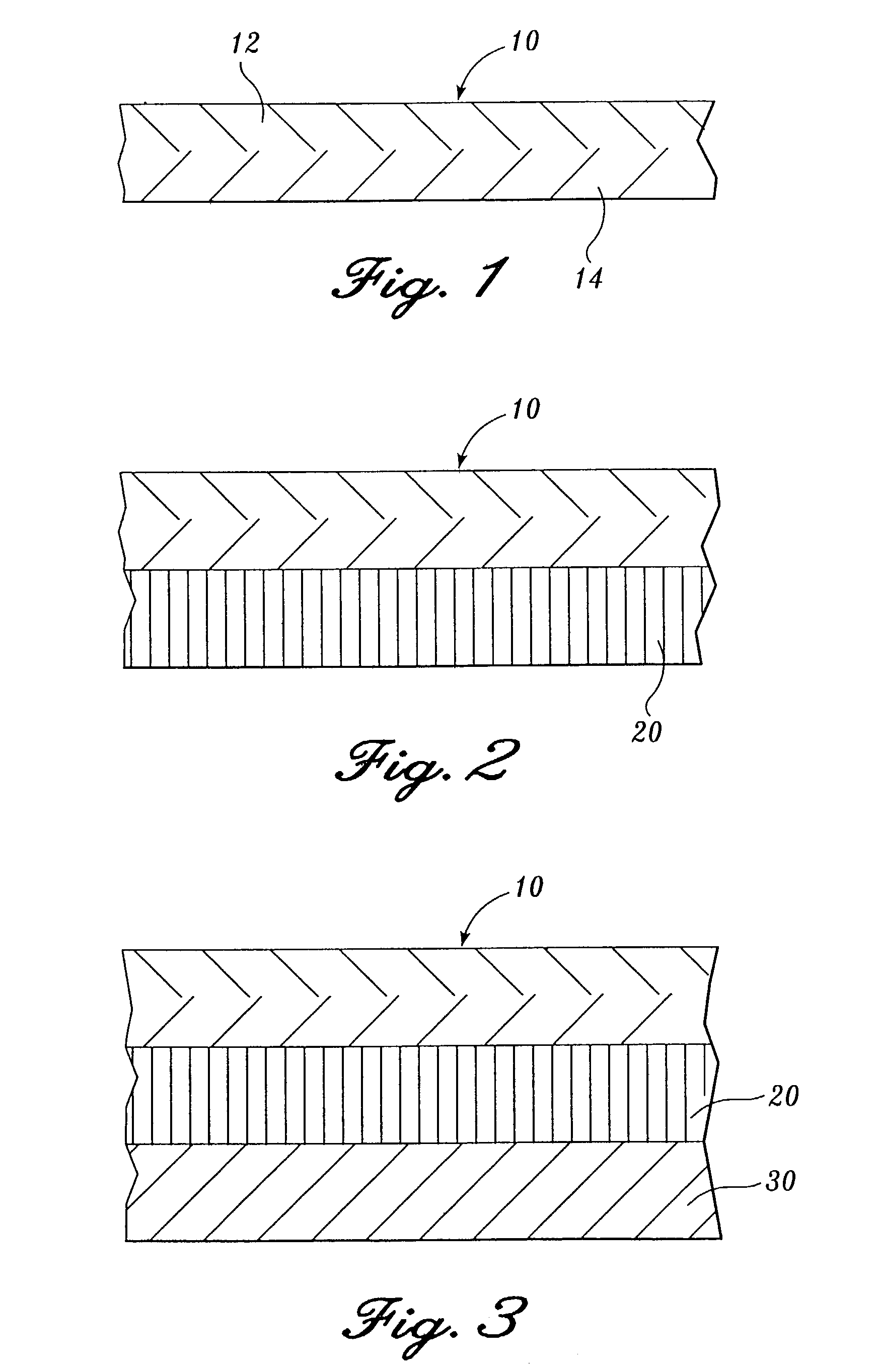 Unitary stratified composite