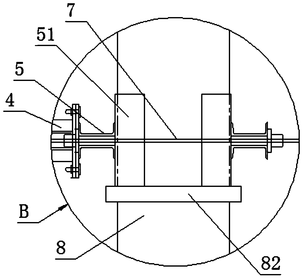 Active supporting structure capable of compensating compression settling and method of active supporting structure