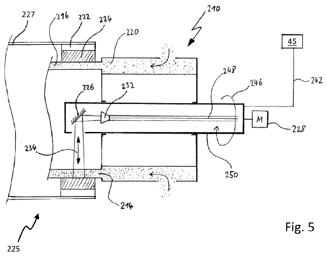 Method and device for measuring a tubular strand