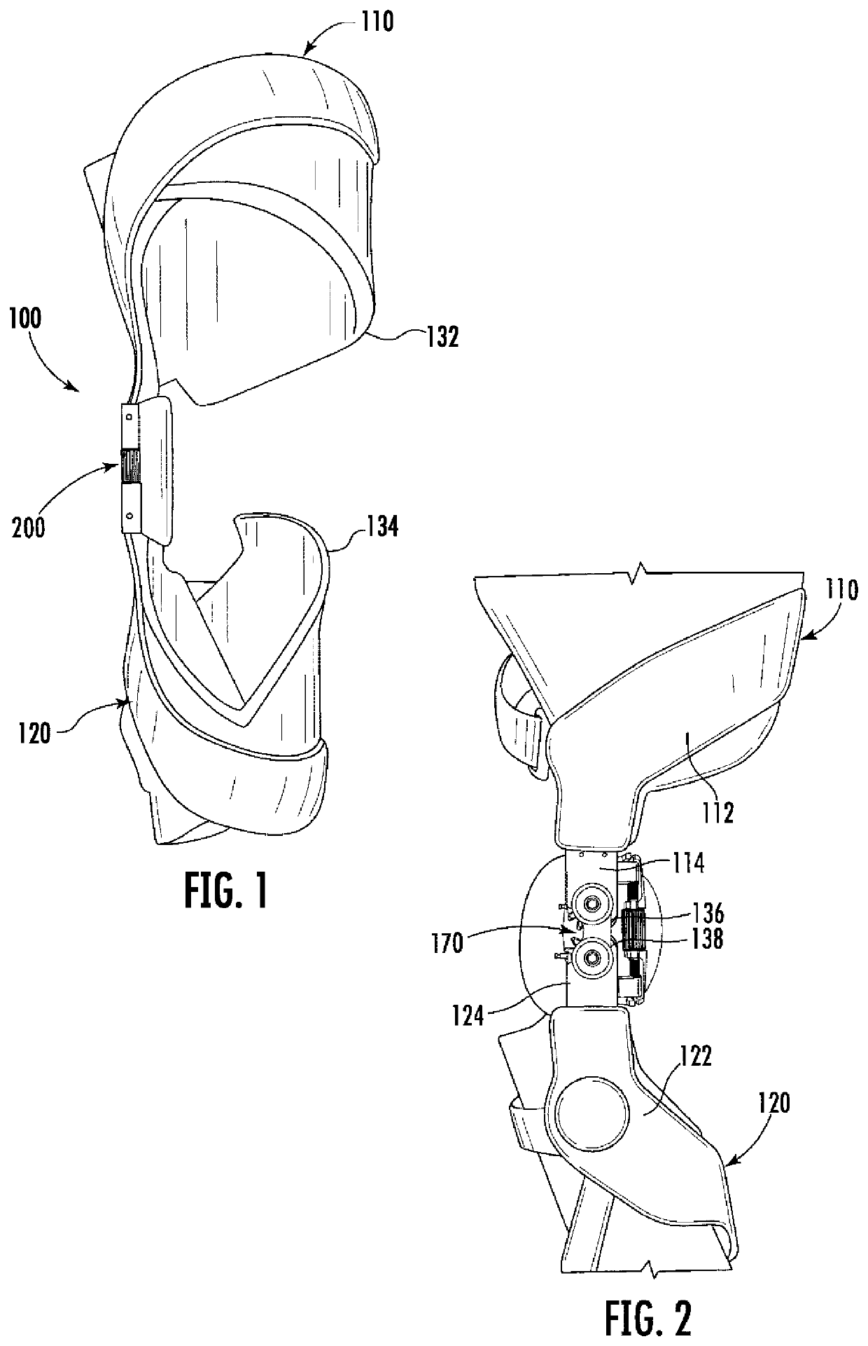 Adjustable knee brace