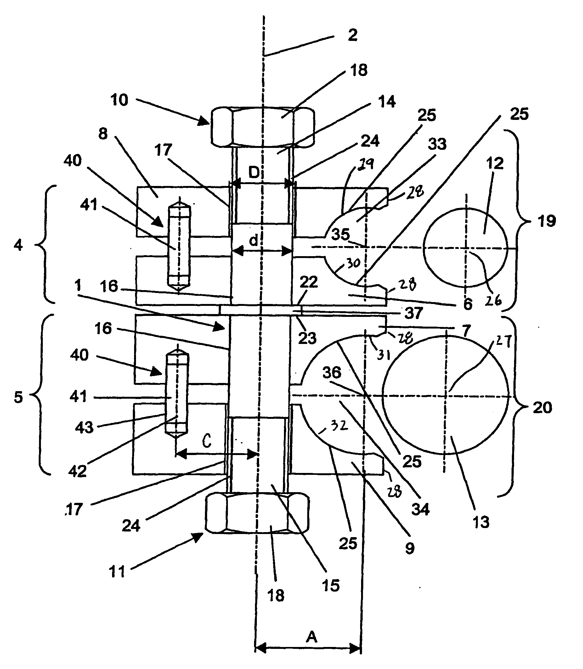 Clamp for external fixation