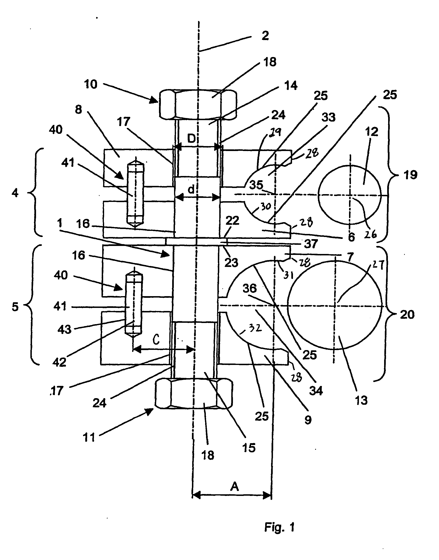 Clamp for external fixation