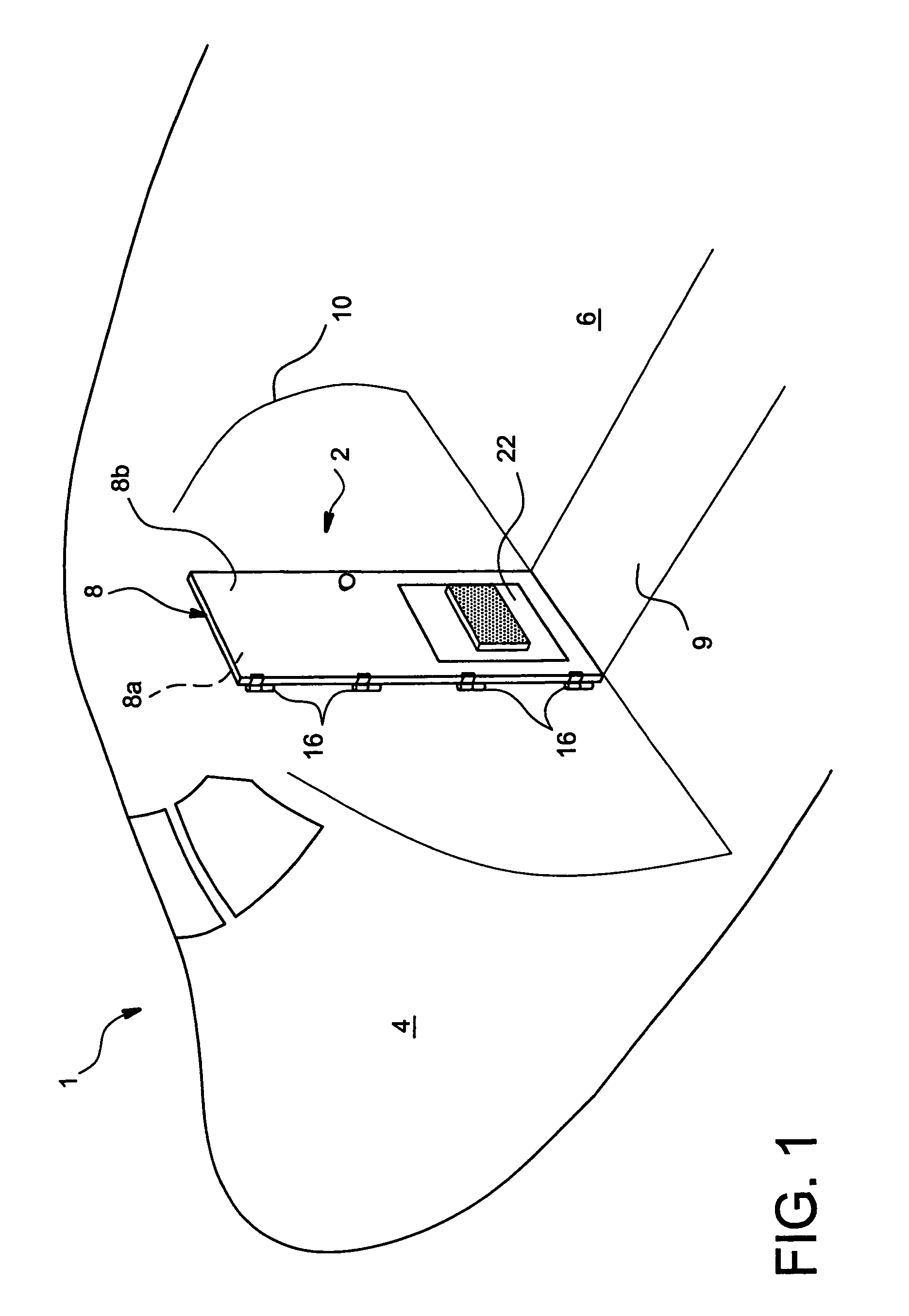 Door which is intended to be positioned between the cockpit and the cabin of an aircraft