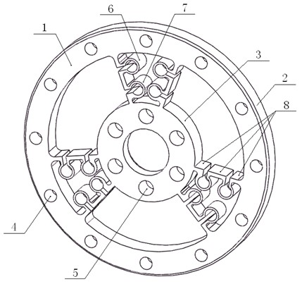 Planar torsion spring suitable for robot joints