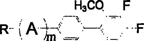 3,4-difluoro-2-methoxyl biphenyl derivative and its preparation process and application