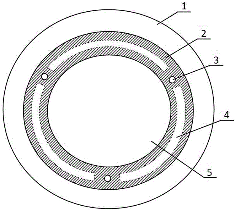 Contact lenses with water and oxygen channel