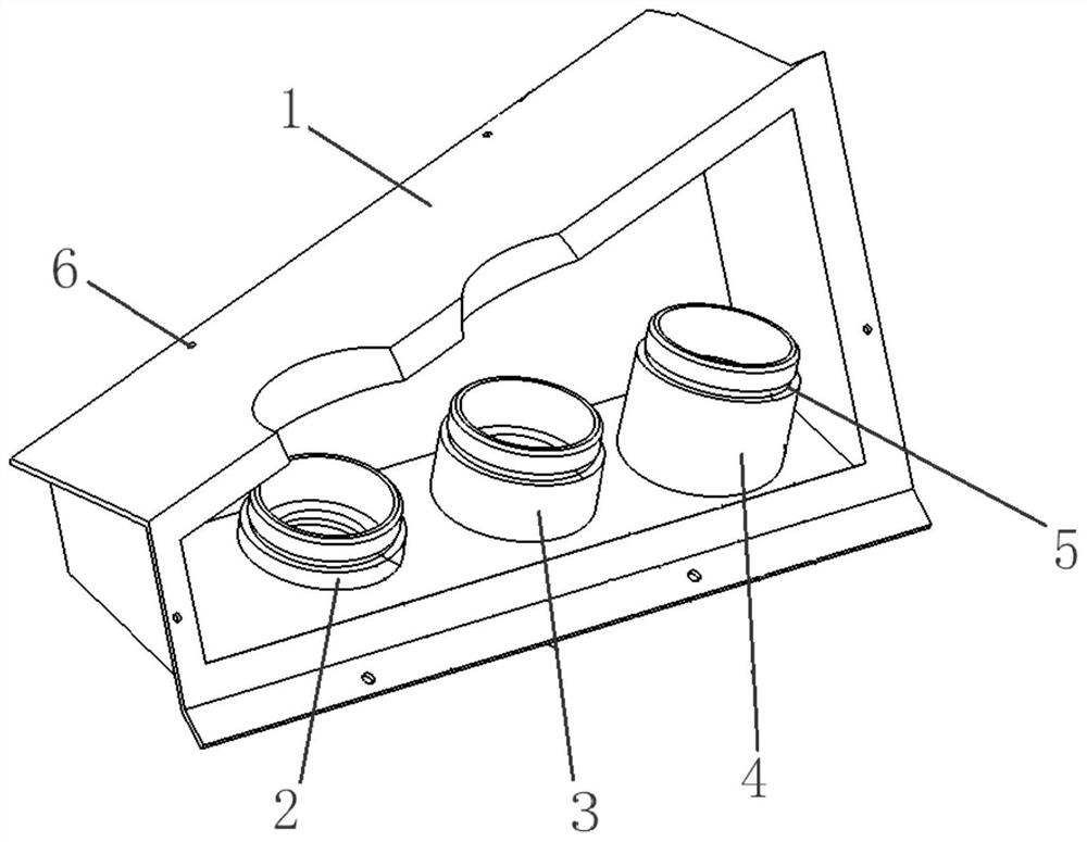 Smoke bomb base for combat vehicle turret outer cover and combat vehicle turret outer cover