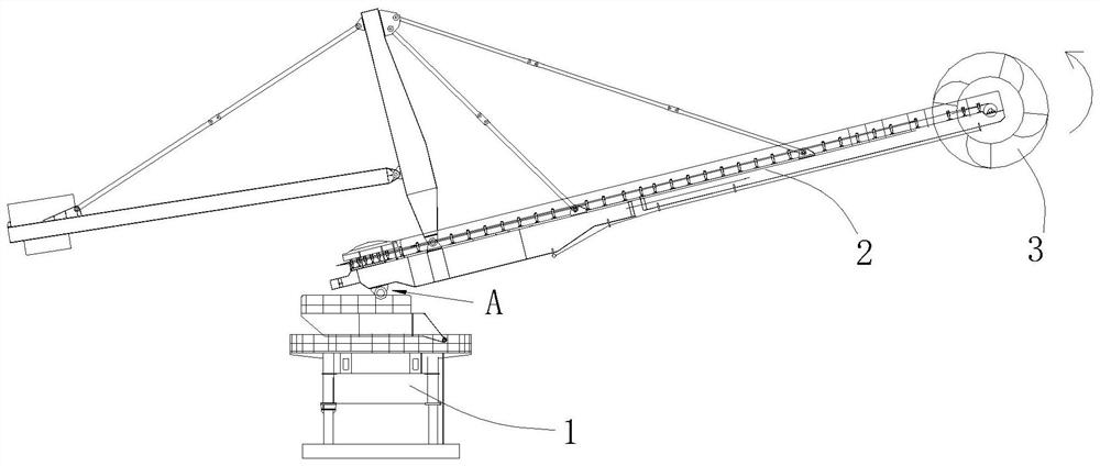 Material taking system and method