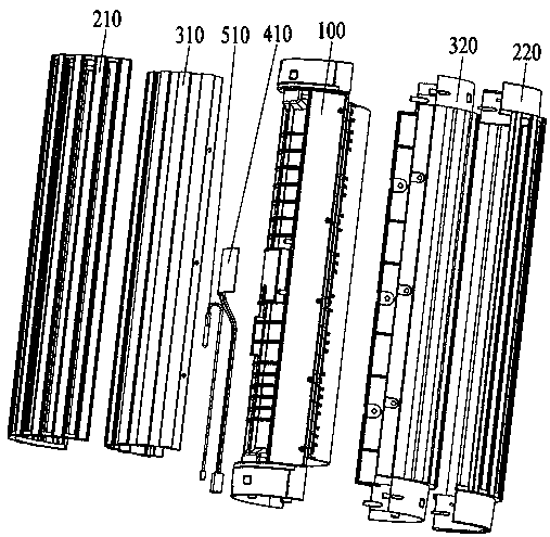 Heating device for relaxer and relaxer