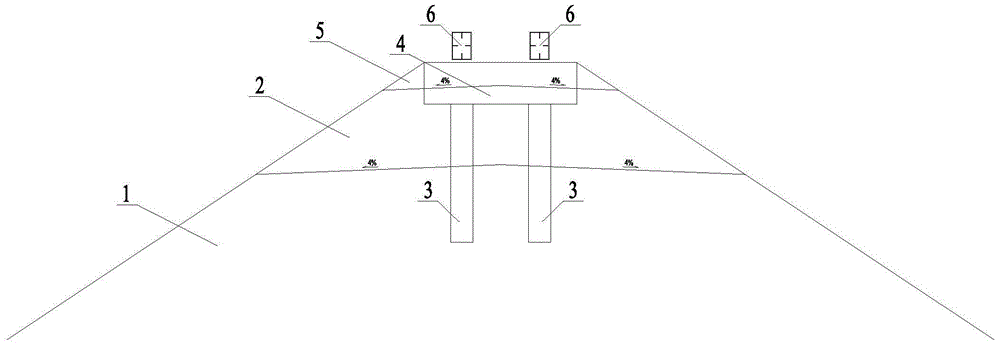 Straddle-type monorail bearing system and construction method thereof