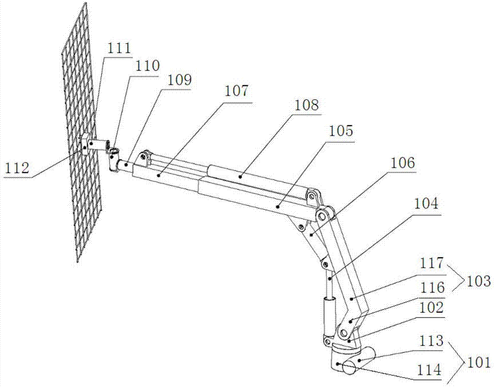 Automatic net paving device of anchor rod drill carriage for coal mine