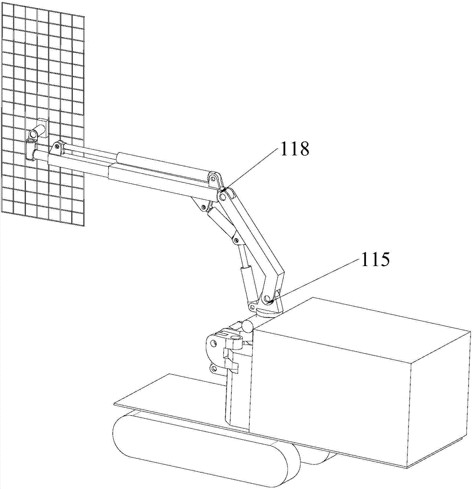 Automatic net paving device of anchor rod drill carriage for coal mine