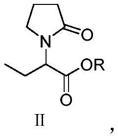 Preparation method of levetiracetam intermediate