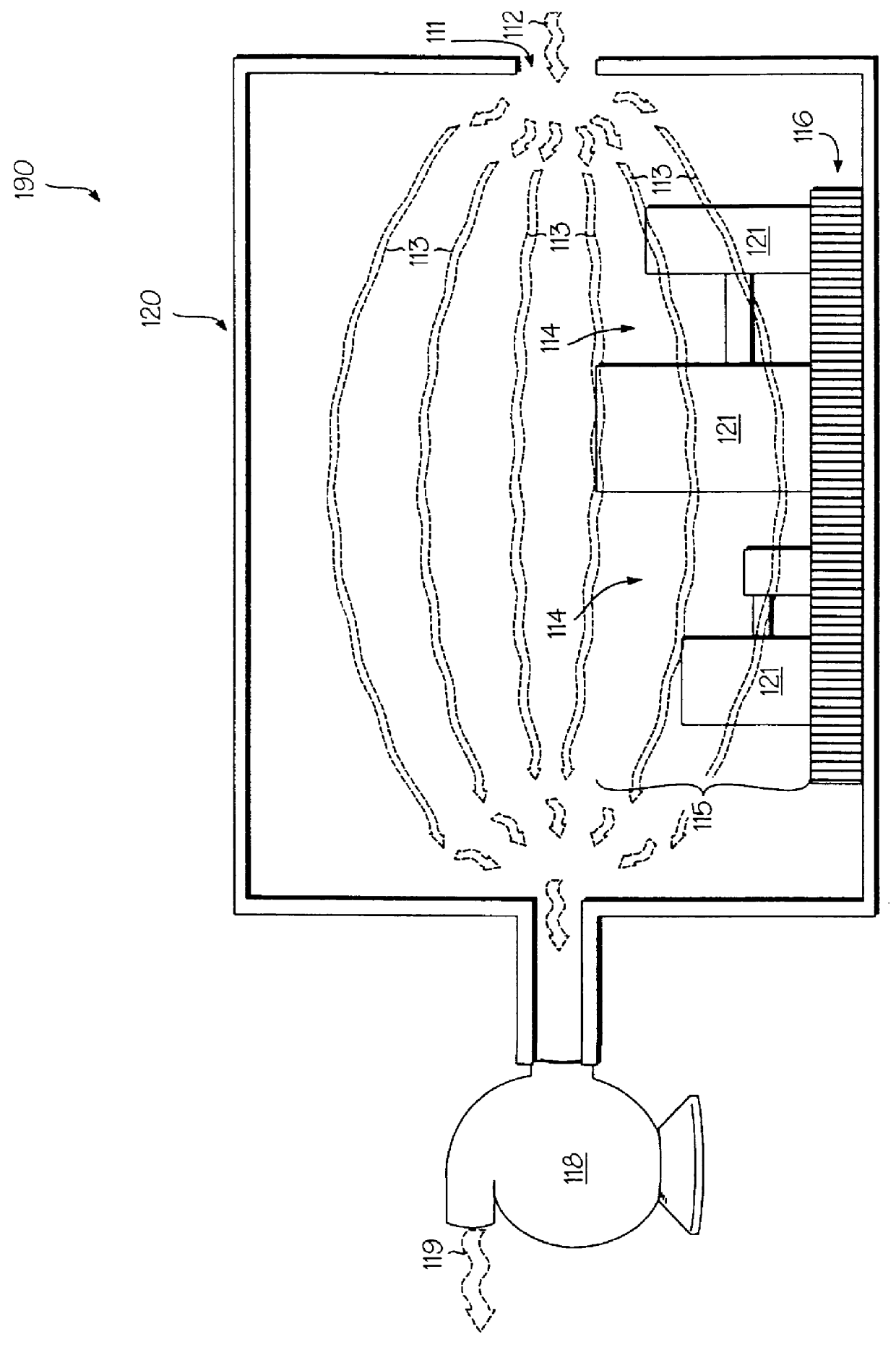 Sieve like structure for fluid flow through structural arrangement