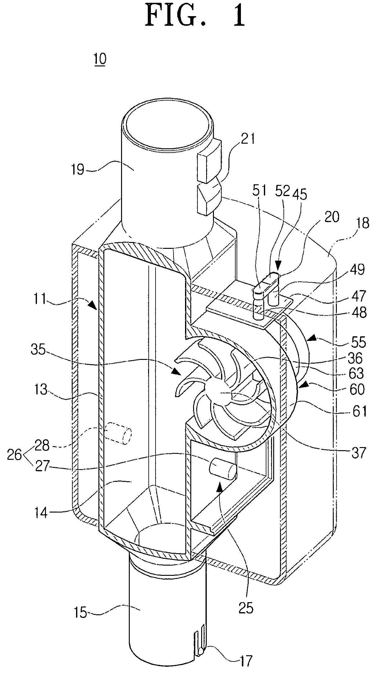 Dust sensing unit for use in vacuum cleaner