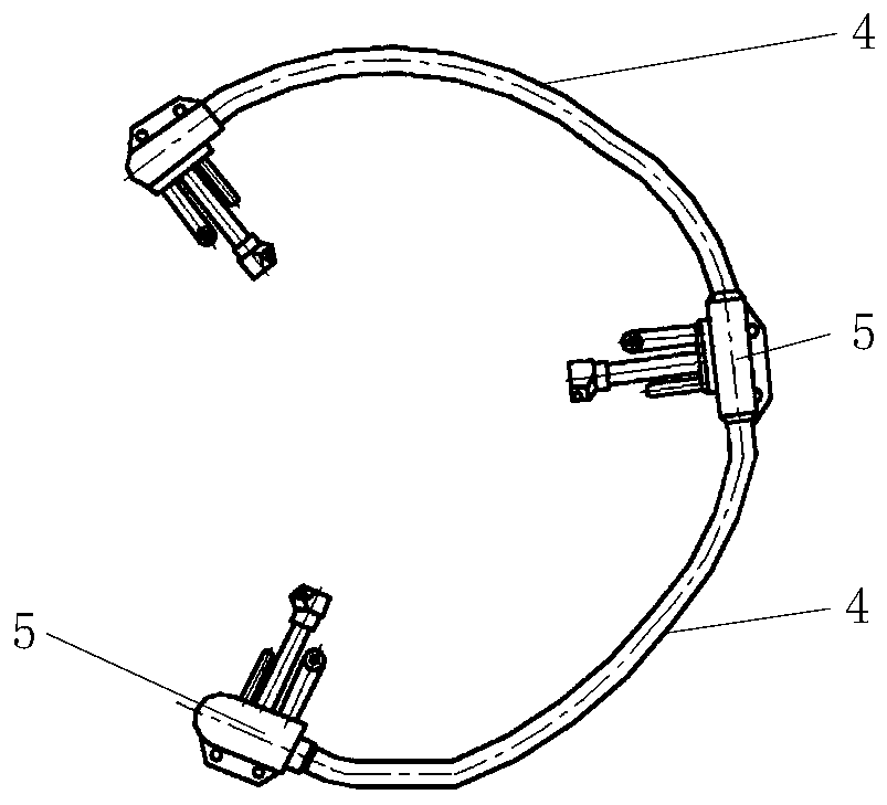 Detachable lubricating oil main pipe structure for aero-engine central transmission mechanism