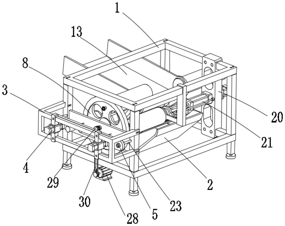 Roller clamping and positioning device for multifunctional web press