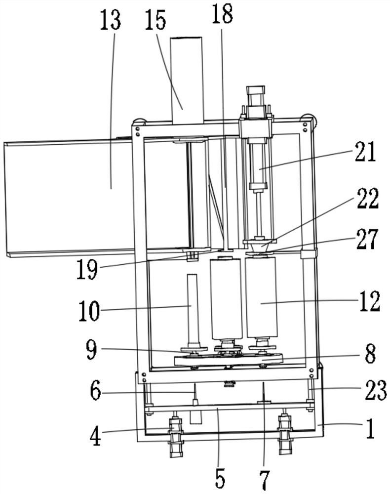 Roller clamping and positioning device for multifunctional web press