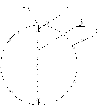 Spliced middle partition plate and method for transforming traditional rectifying tower