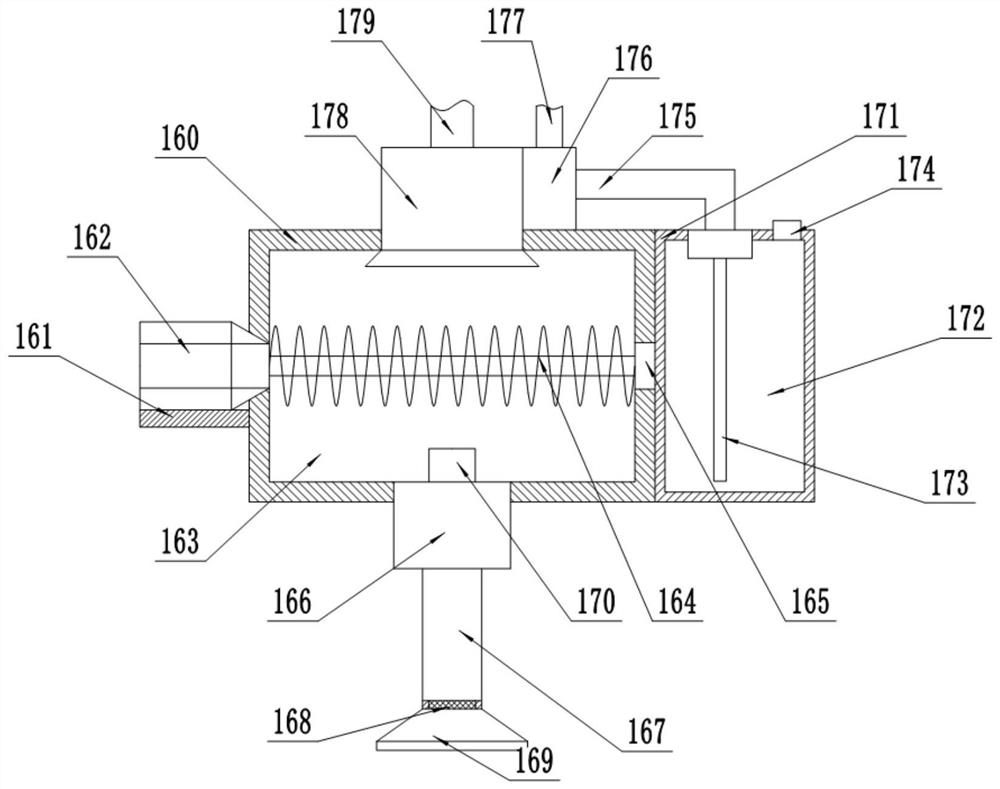 A bucket plastering connection device for an automatic plastering machine