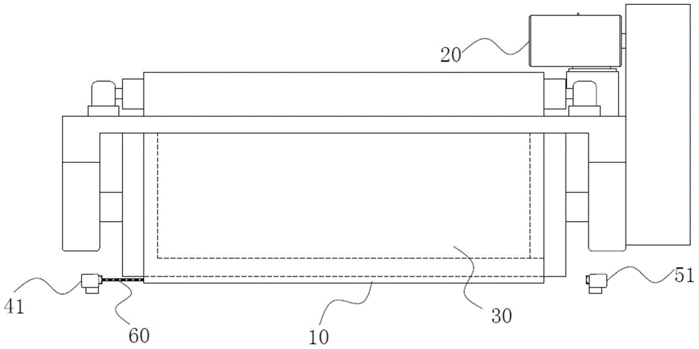 Iron removal device with automatic iron unloading function