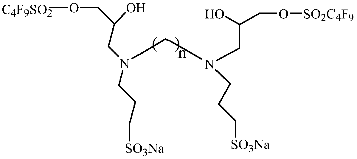 Aqueous film-forming foam fire extinguishing agent based on c4 twinned fluorosurfactant