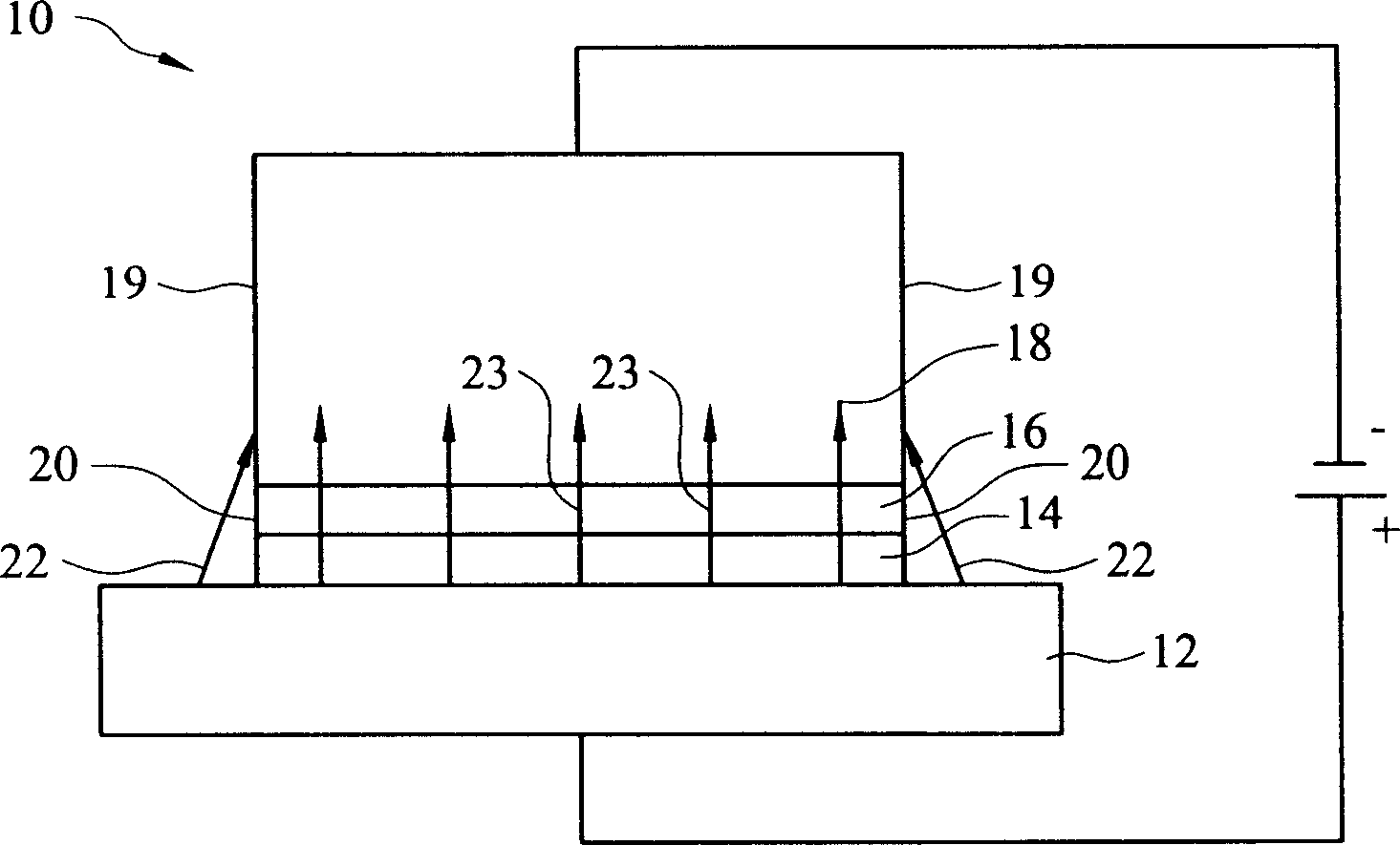 Pyramid-shaped capacitor structure and method of manufacturing thereof