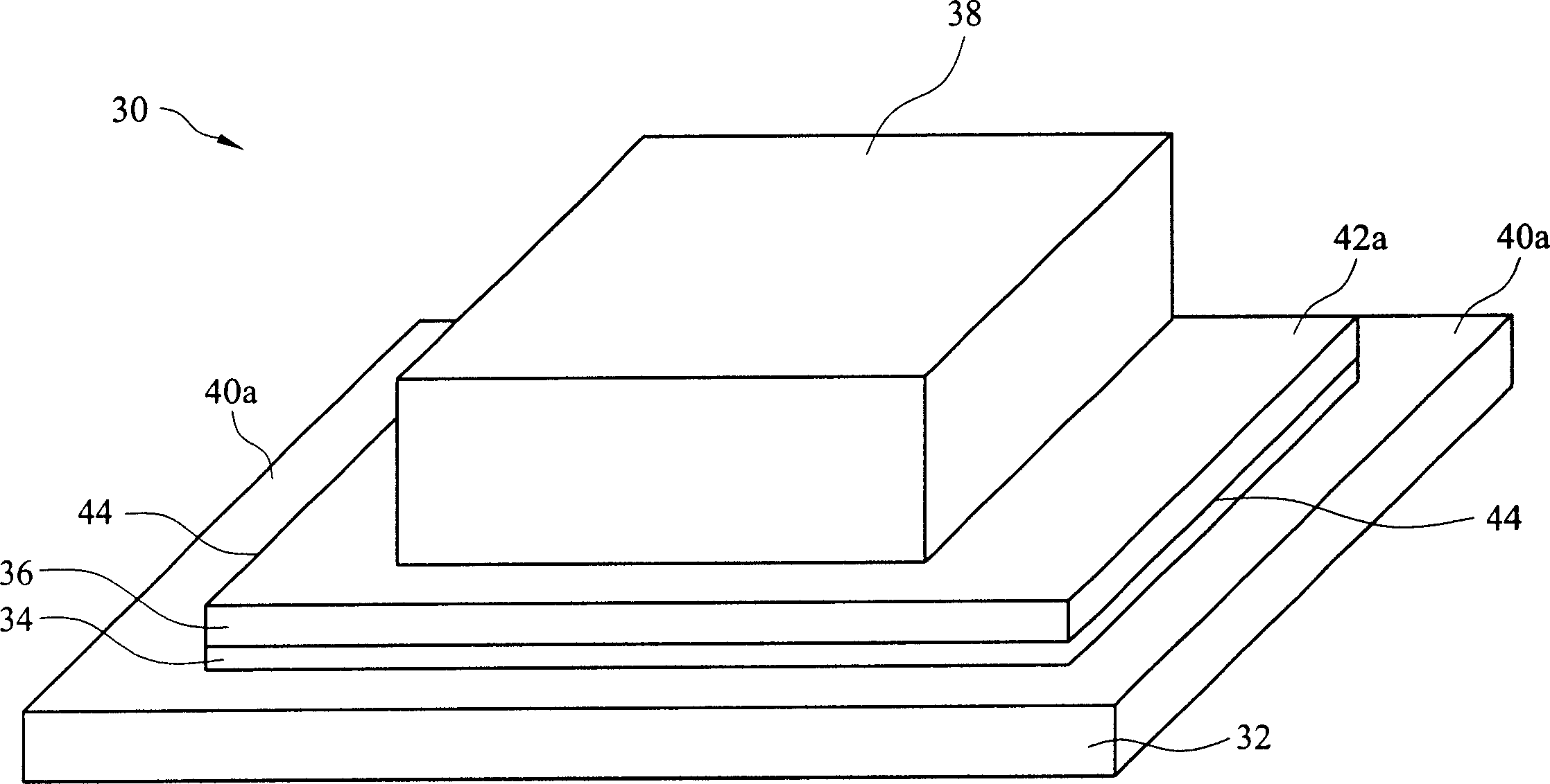 Pyramid-shaped capacitor structure and method of manufacturing thereof