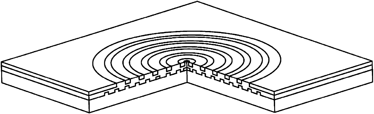 Energy-focused coupled photon-plasmon microcavity and its preparation method and application