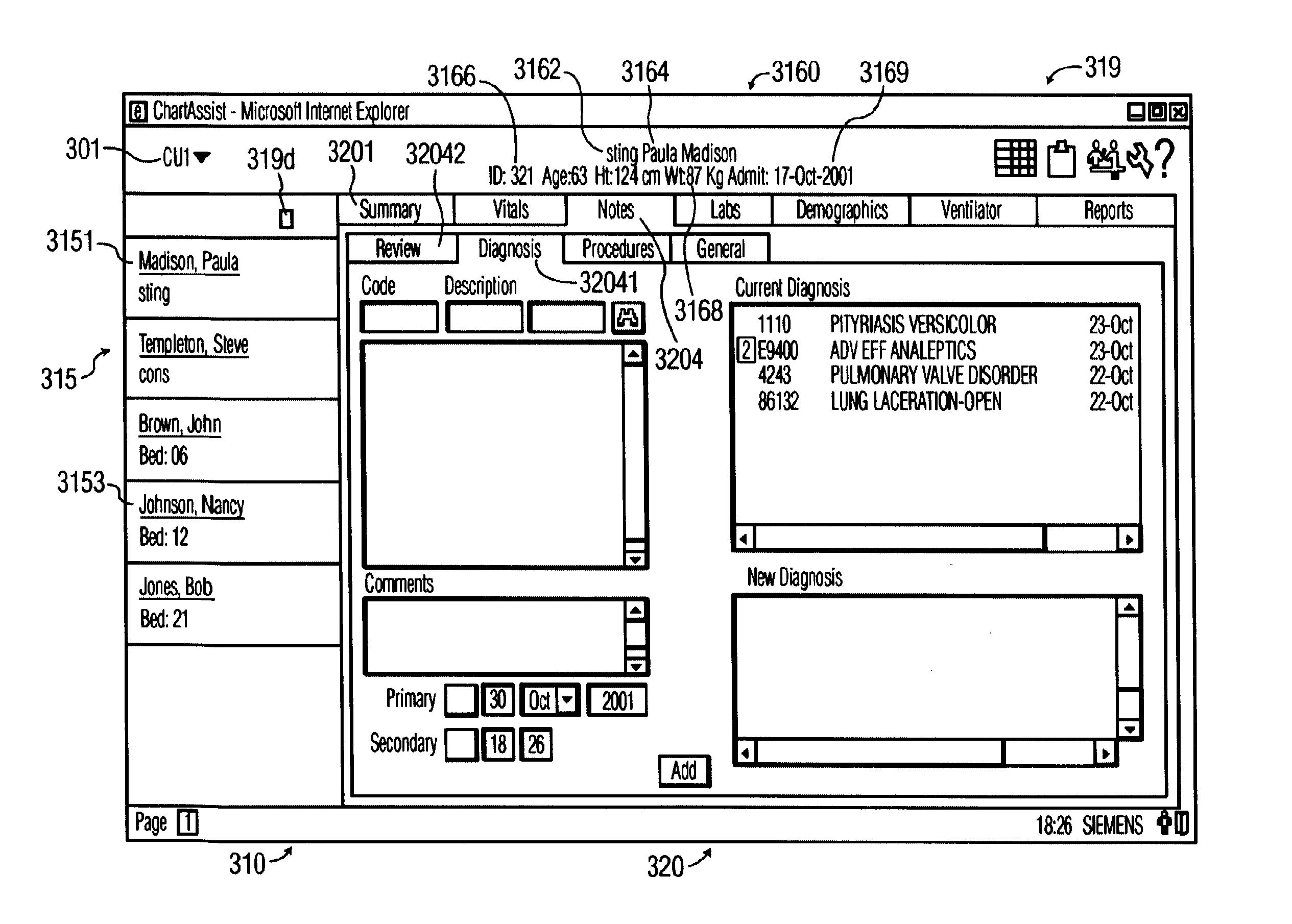 System and method for navigating patient medical information