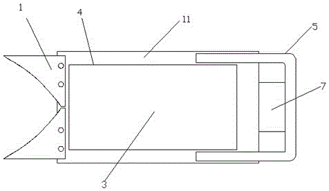 Hand-push type grain cutter