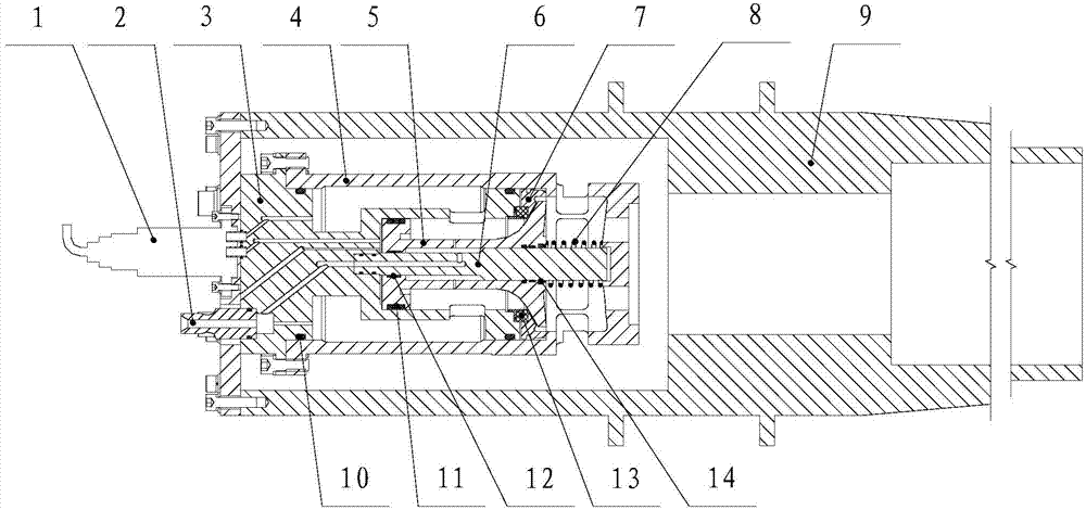 Pneumatic type launching device