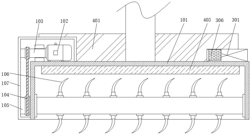 Agricultural rotary cultivator with fertilizing mechanism